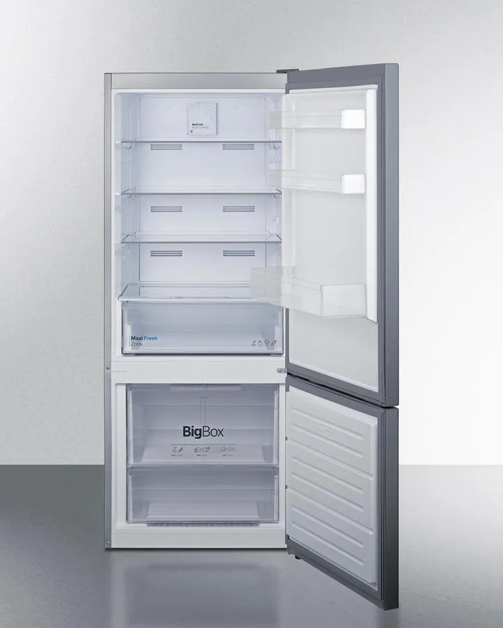 Summit FFBF154SS 28 Wide Bottom Mount Refrigerator-Freezer