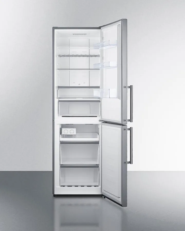Summit FFBF235PL 24 Wide Bottom Freezer Refrigerator