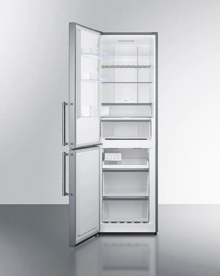 Summit FFBF235PLLHD 24 Wide Bottom Freezer Refrigerator