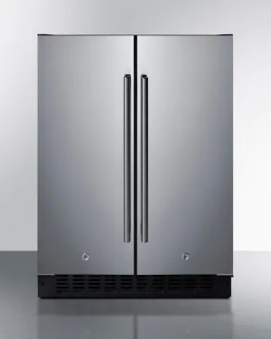 Summit FFRF24SS 24 Wide Built-In Refrigerator-Freezer