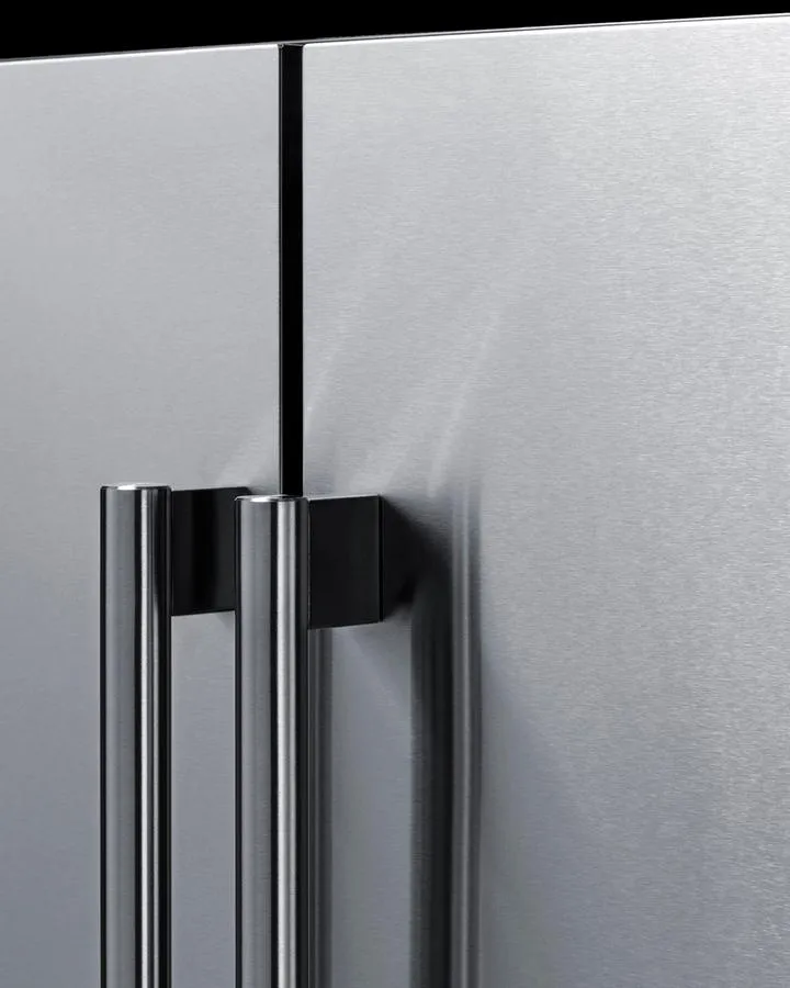 Summit FFRF24SSCSS 24 Wide Built-In Refrigerator-Freezer