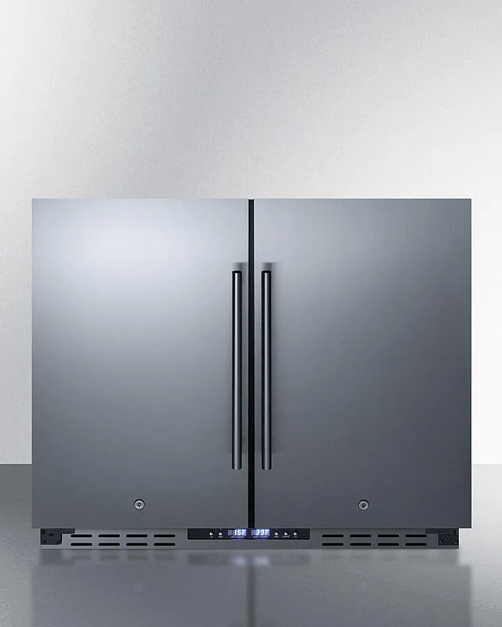 Summit FFRF36ADA 36 Wide Built-In Refrigerator-Freezer. Ada Compliant
