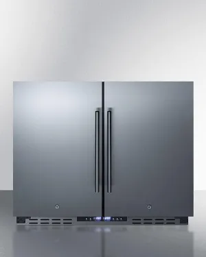 Summit FFRF36ADA 36 Wide Built-In Refrigerator-Freezer. Ada Compliant