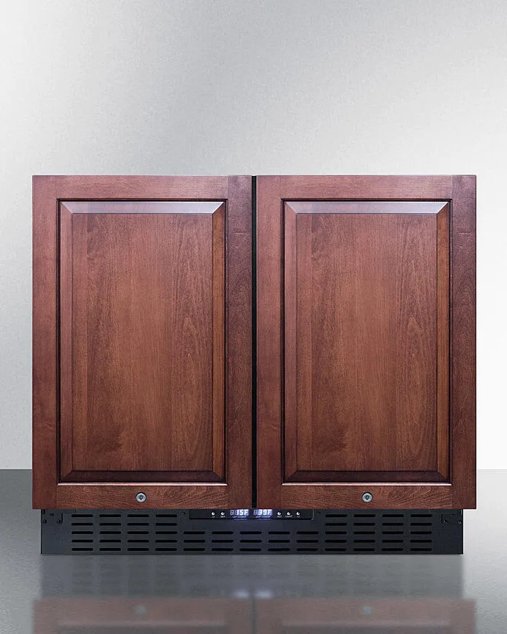 Summit FFRF36IF 36 Wide Built-In Refrigerator-Freezer