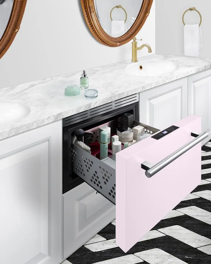 Summit LX1DP 18 Wide Built-In Beautifridge Cosmetics Refrigerated Drawer