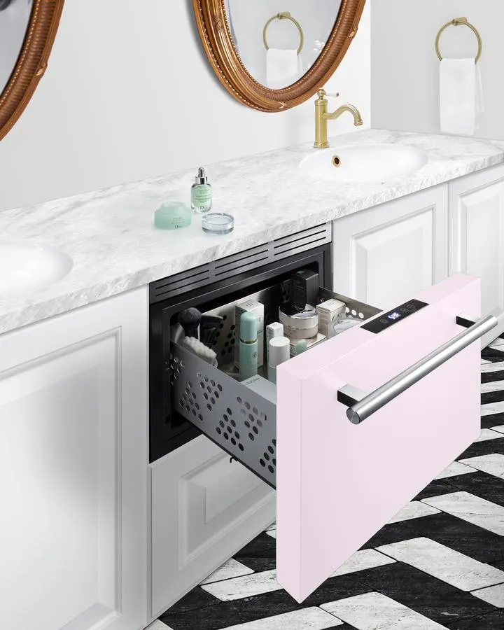 Summit LX1DP 18 Wide Built-In Beautifridge Cosmetics Refrigerated Drawer