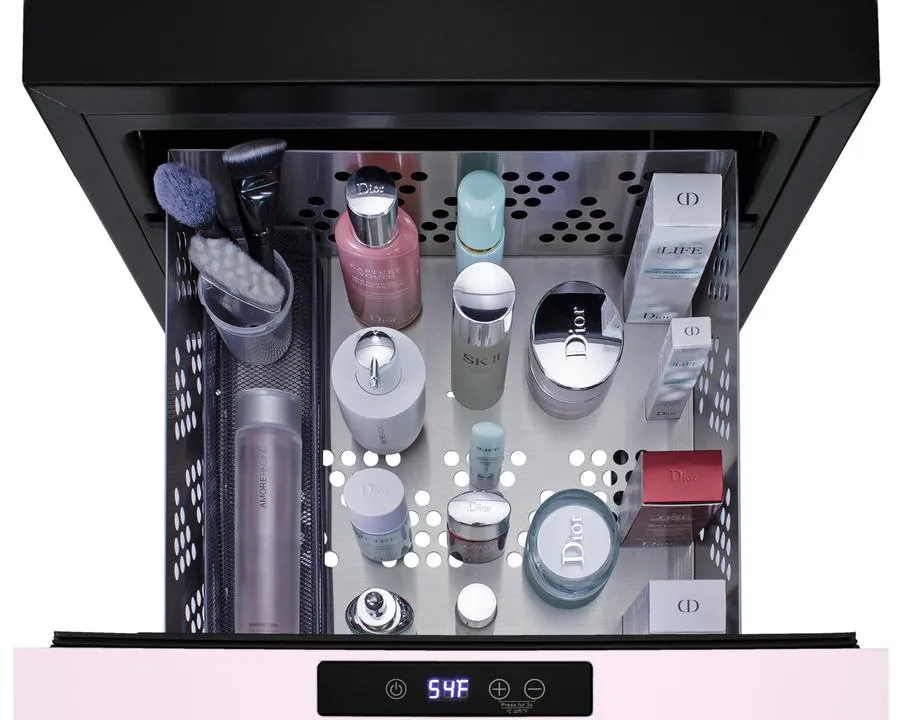 Summit LX1DP 18 Wide Built-In Beautifridge Cosmetics Refrigerated Drawer