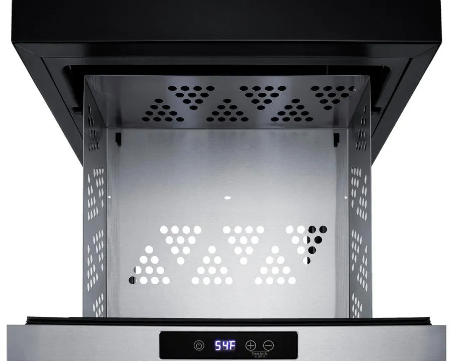 Summit LX1DPNR 18 Wide Built-In Beautifridge Cosmetics Refrigerated Drawer (Panel Not Included)