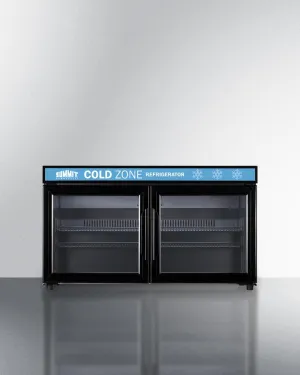 Summit SCR3502D 36 Wide Back Bar Beverage Center. Shallow Depth