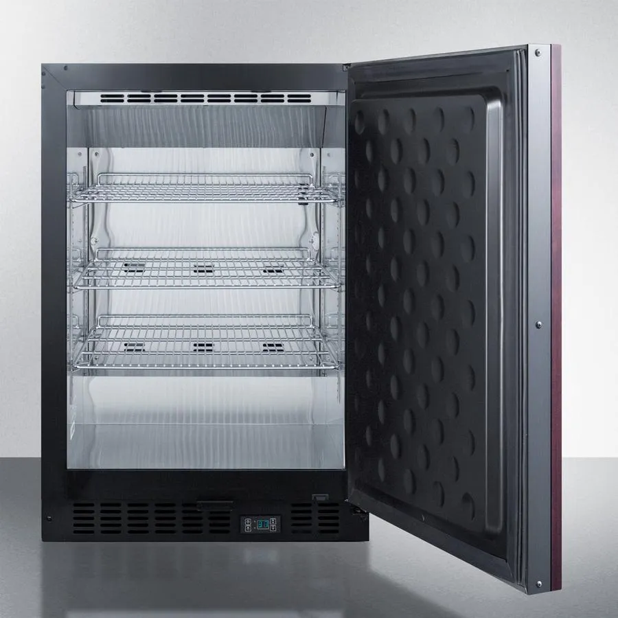 Summit SCR610BLSDV1IF 24 Wide Built-In Beverage Center (Panel Not Included)