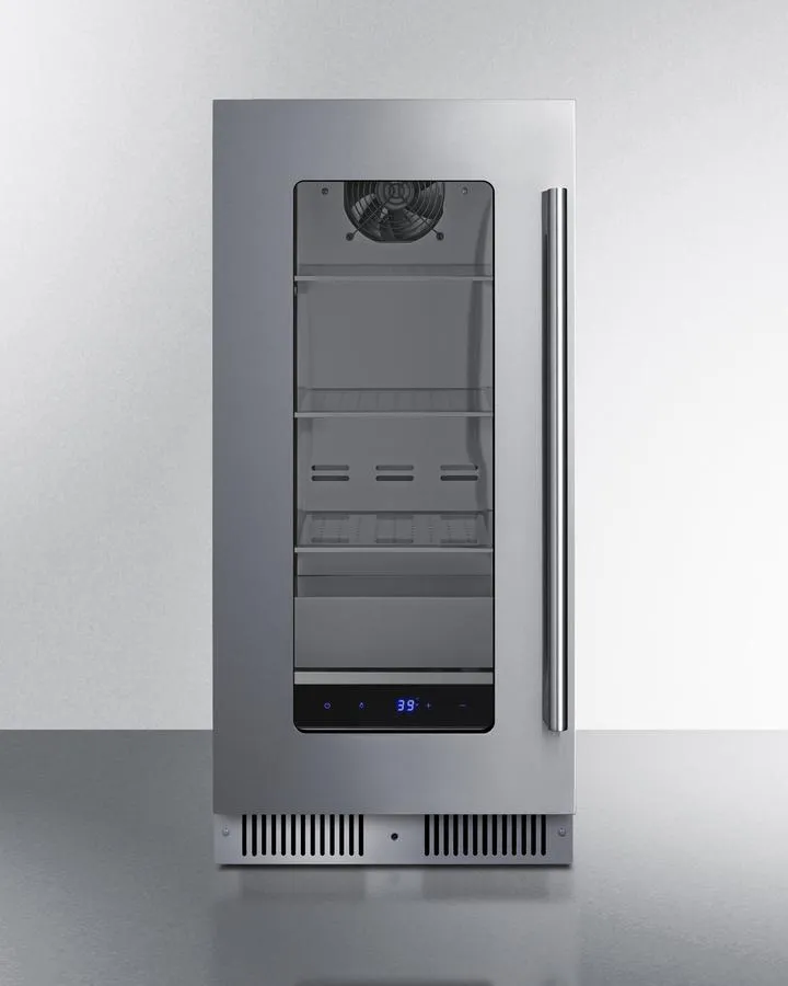 Summit SDHG1533LHD 15 Wide Built-In Beverage Center