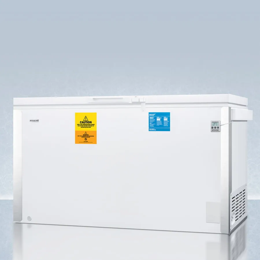 Summit VT125IB Laboratory Chest Freezer Capable Of -30 C (-22 F) Operation With Dual Blue Ice Banks