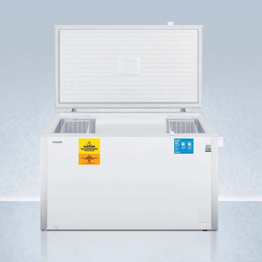 Summit VT125IB Laboratory Chest Freezer Capable Of -30 C (-22 F) Operation With Dual Blue Ice Banks