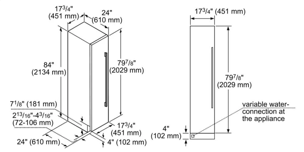 Thermador T18IF905SP Built-In Freezer