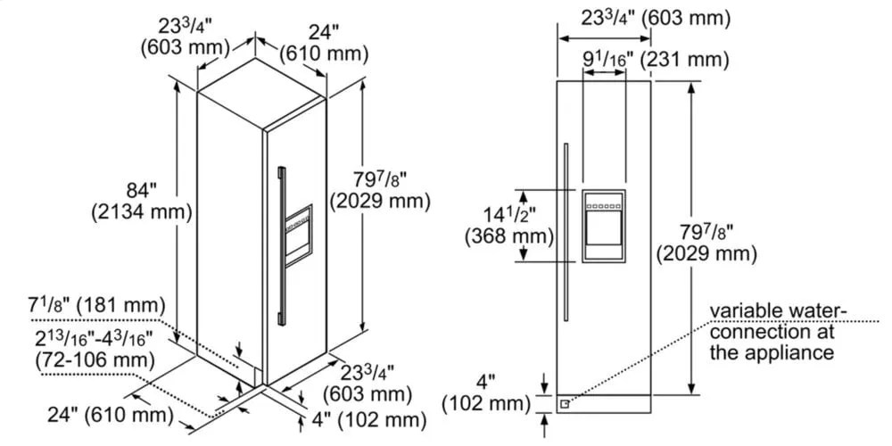 Thermador T24ID905RP Built-In Freezer W/Iwd