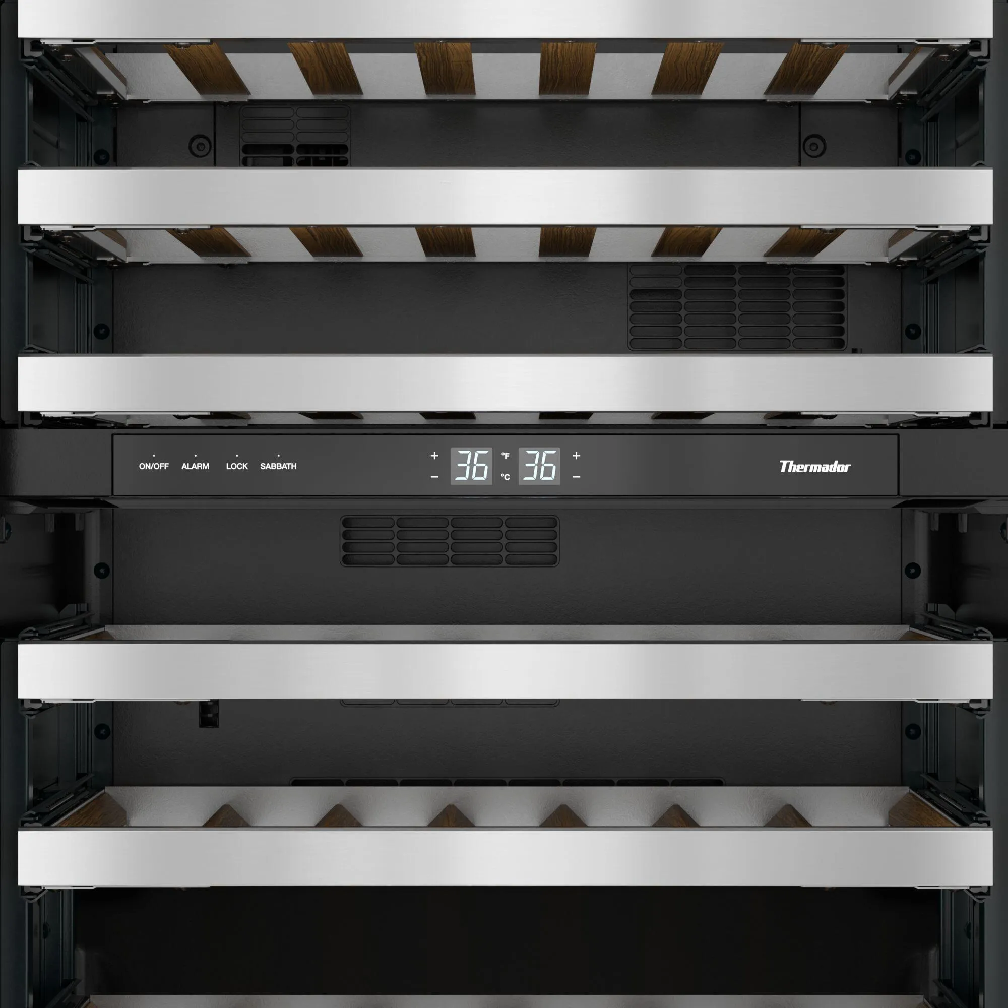 Thermador T24UW905LP Freedom Wine Cooler With Glass Door 24'' T24Uw905Lp