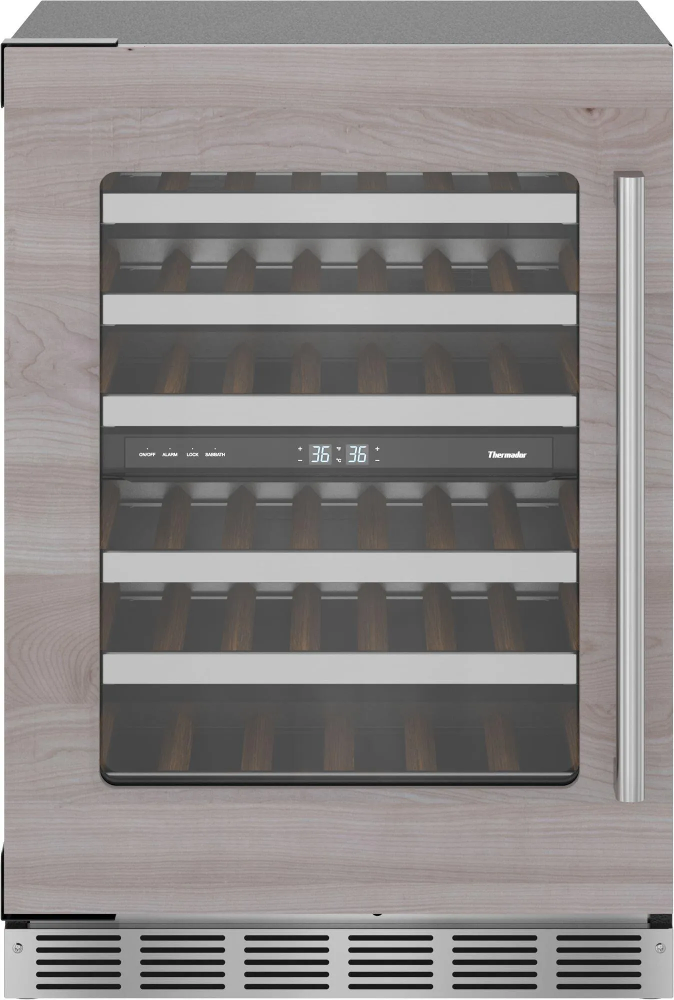 Thermador T24UW905LP Freedom Wine Cooler With Glass Door 24'' T24Uw905Lp