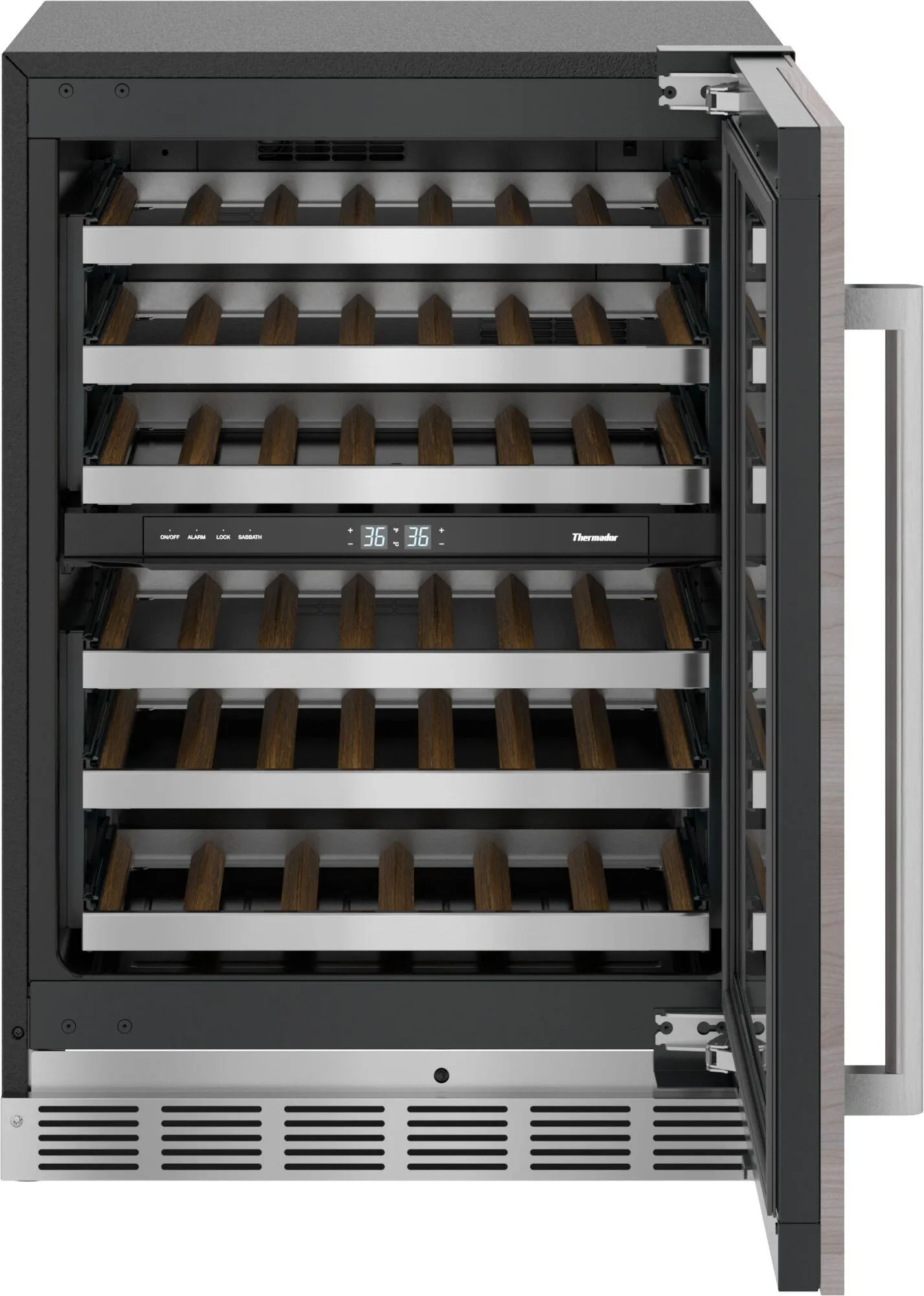 Thermador T24UW905RP Freedom Wine Cooler With Glass Door 24'' T24Uw905Rp