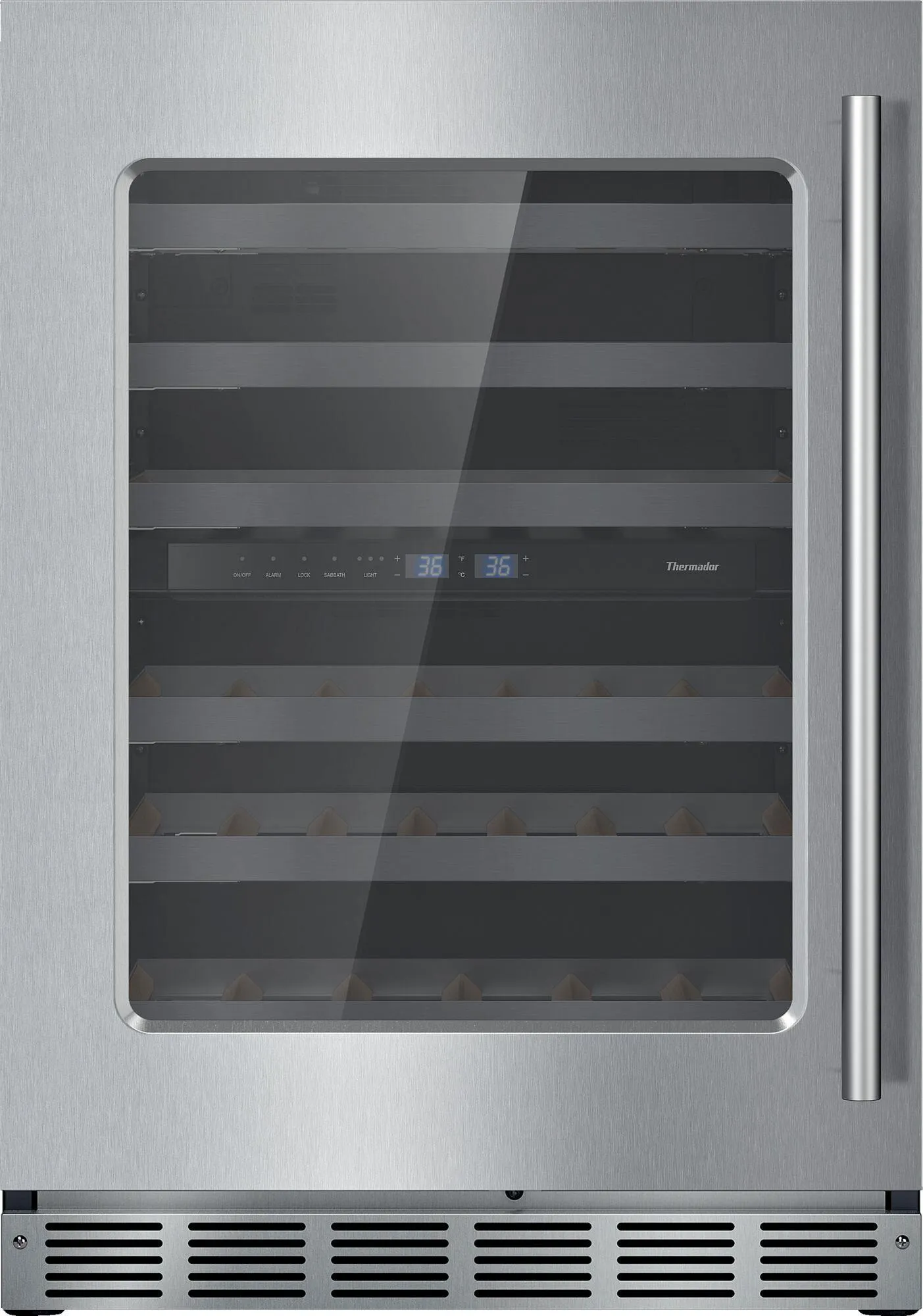 Thermador T24UW915LS Freedom Wine Cooler With Glass Door 24'' Professional T24Uw915Ls