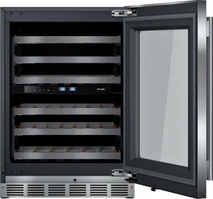 Thermador T24UW915RS Freedom Wine Cooler With Glass Door 24'' Professional T24Uw915Rs