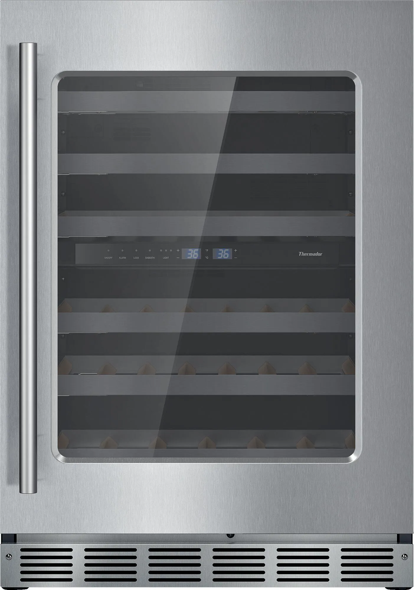 Thermador T24UW915RS Freedom Wine Cooler With Glass Door 24'' Professional T24Uw915Rs