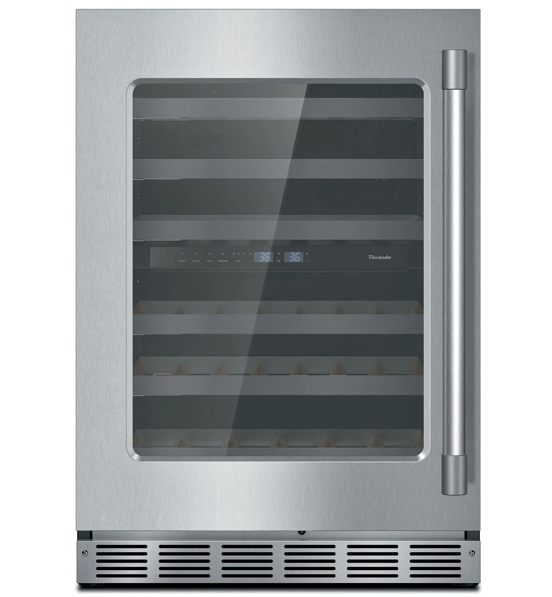 Thermador T24UW925LS Freedom Wine Cooler With Glass Door 24'' Professional T24Uw925Ls