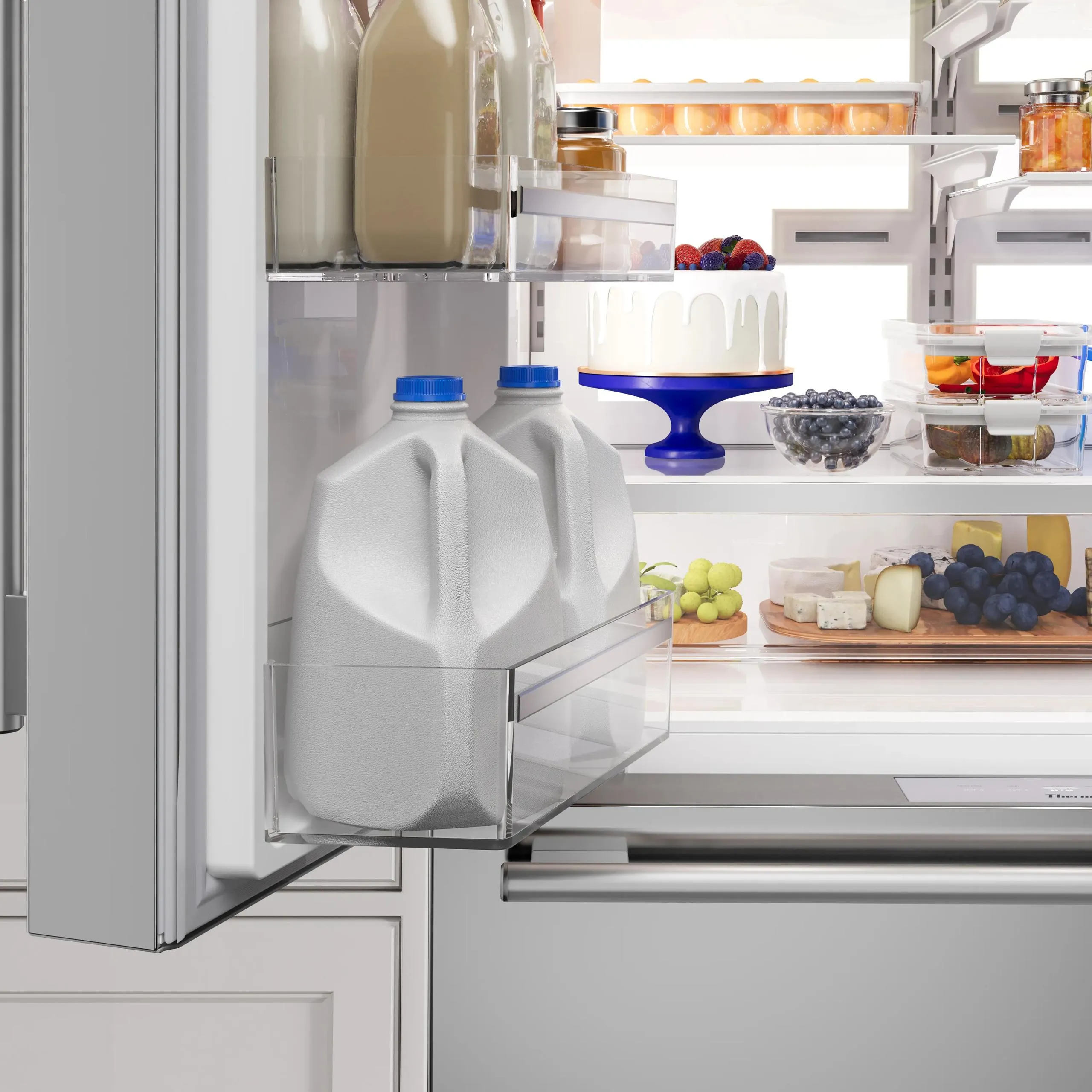 Thermador T36FL810NS Masterpiece Freestanding French Door Bottom Mount Refrigerator 36'' Masterpiece Stainless Steel