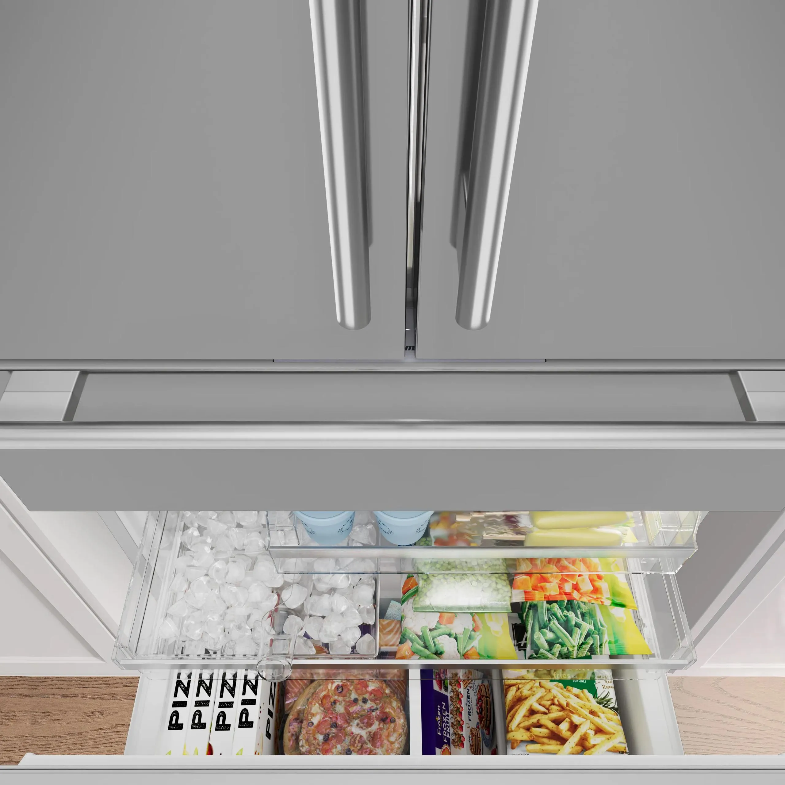Thermador T36FL810NS Masterpiece Freestanding French Door Bottom Mount Refrigerator 36'' Masterpiece Stainless Steel
