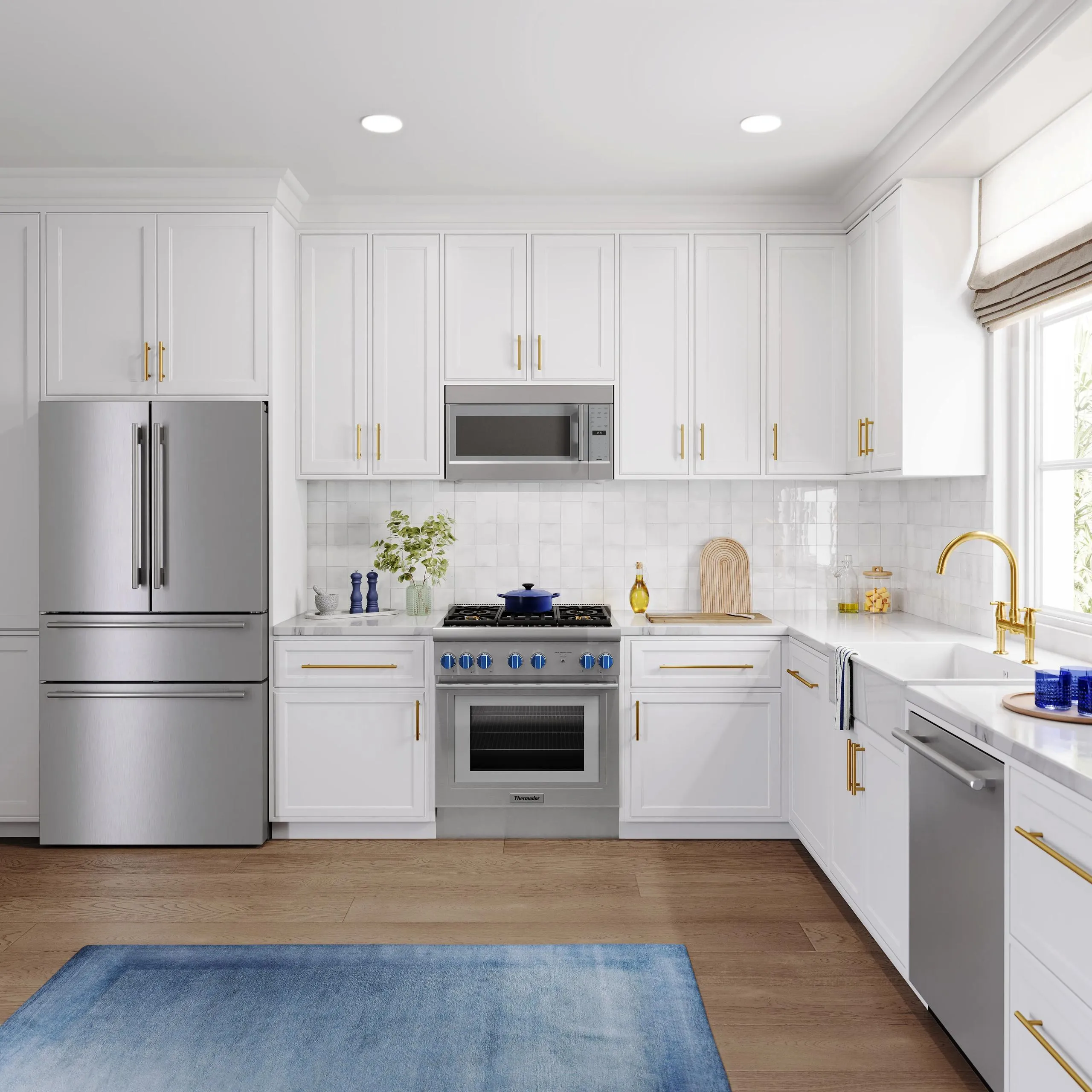 Thermador T36FL810NS Masterpiece Freestanding French Door Bottom Mount Refrigerator 36'' Masterpiece Stainless Steel