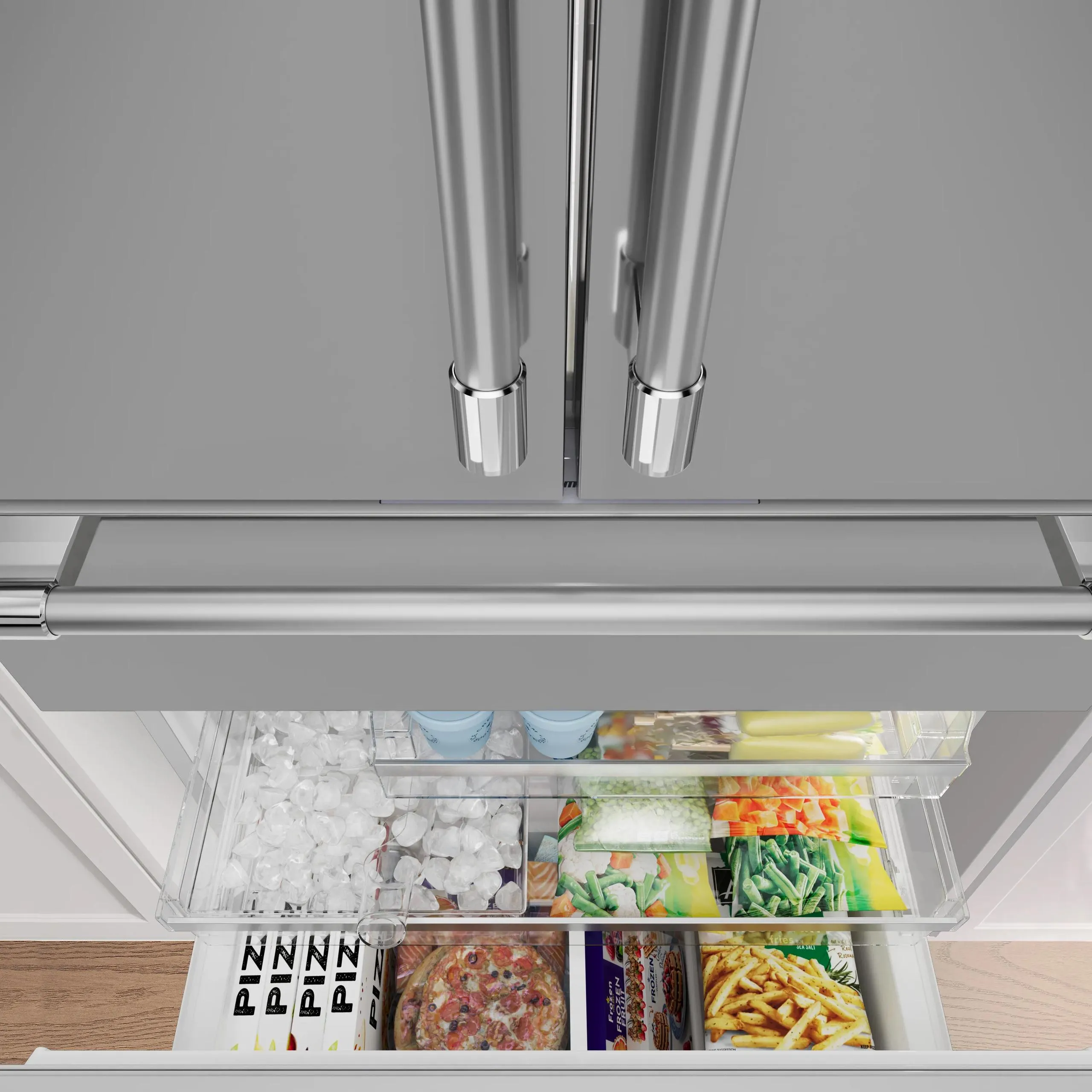 Thermador T36FL821NS Professional Freestanding French Door Bottom Mount Refrigerator 36'' Professional Stainless Steel