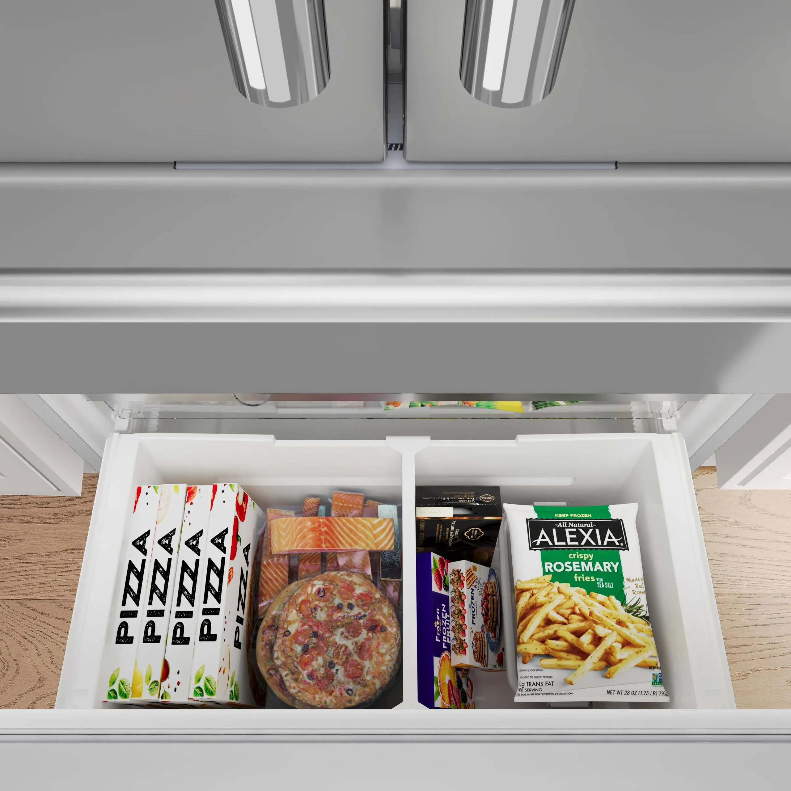 Thermador T36FL821NS Professional Freestanding French Door Bottom Mount Refrigerator 36'' Professional Stainless Steel