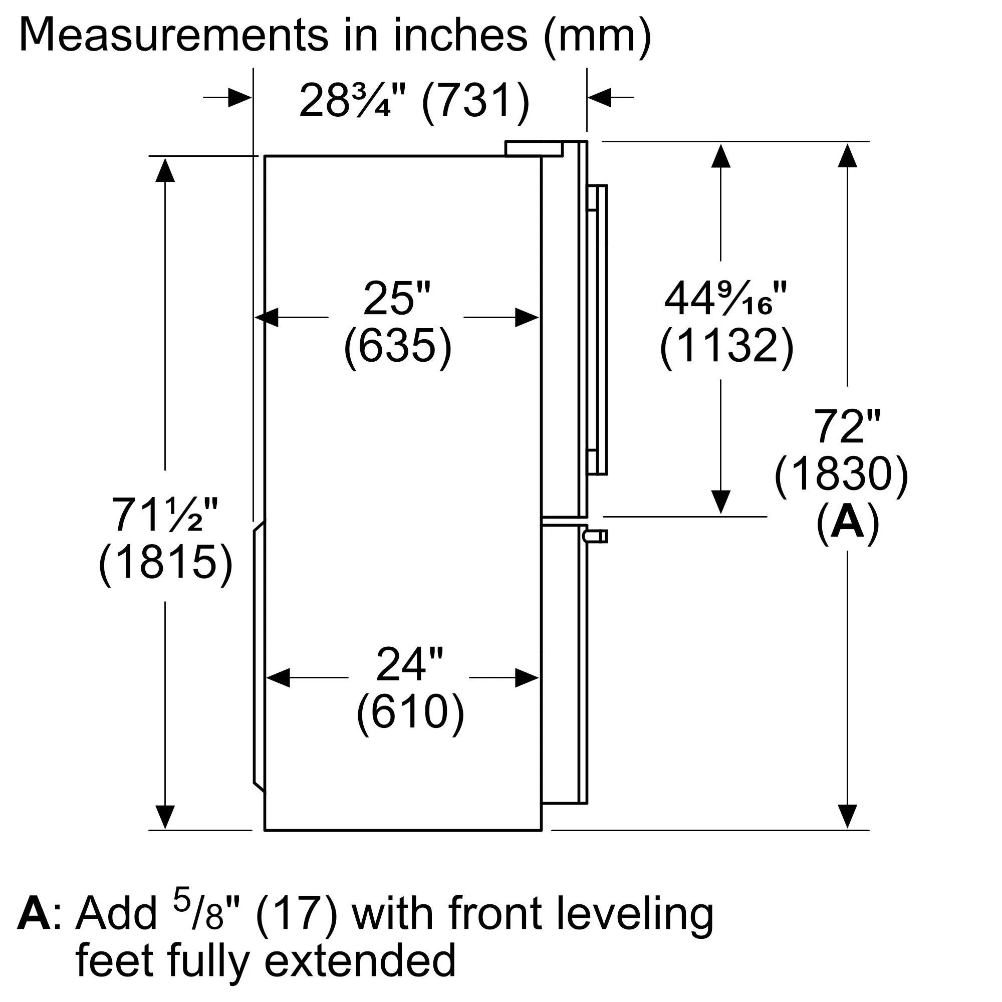Thermador T36FT810NS Freedom French Door Bottom Mount Refrigerator 36'' Masterpiece Stainless Steel T36Ft810Ns