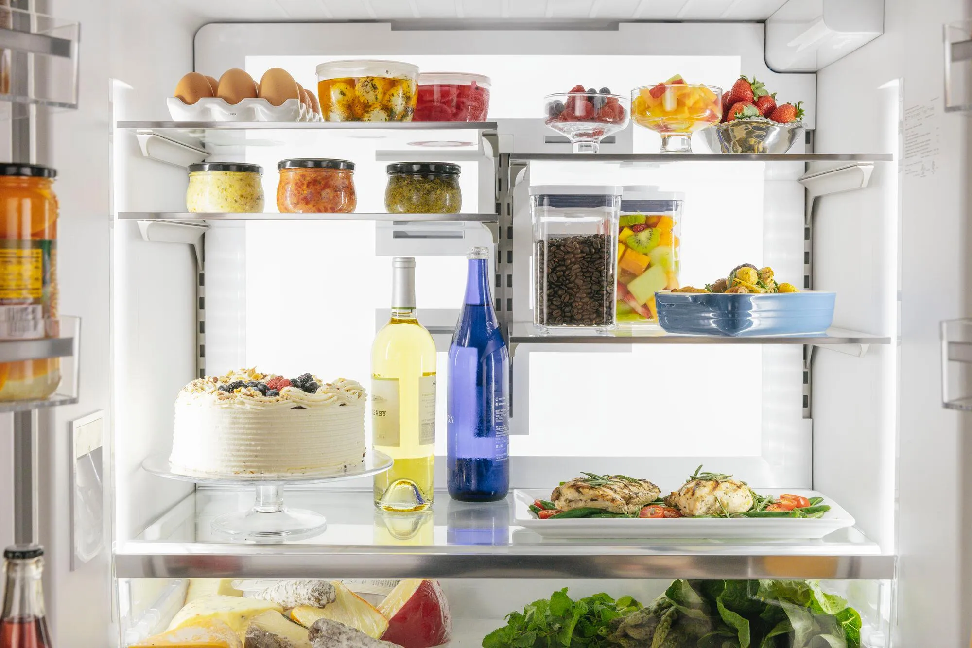 Thermador T36FT810NS Freedom French Door Bottom Mount Refrigerator 36'' Masterpiece Stainless Steel T36Ft810Ns