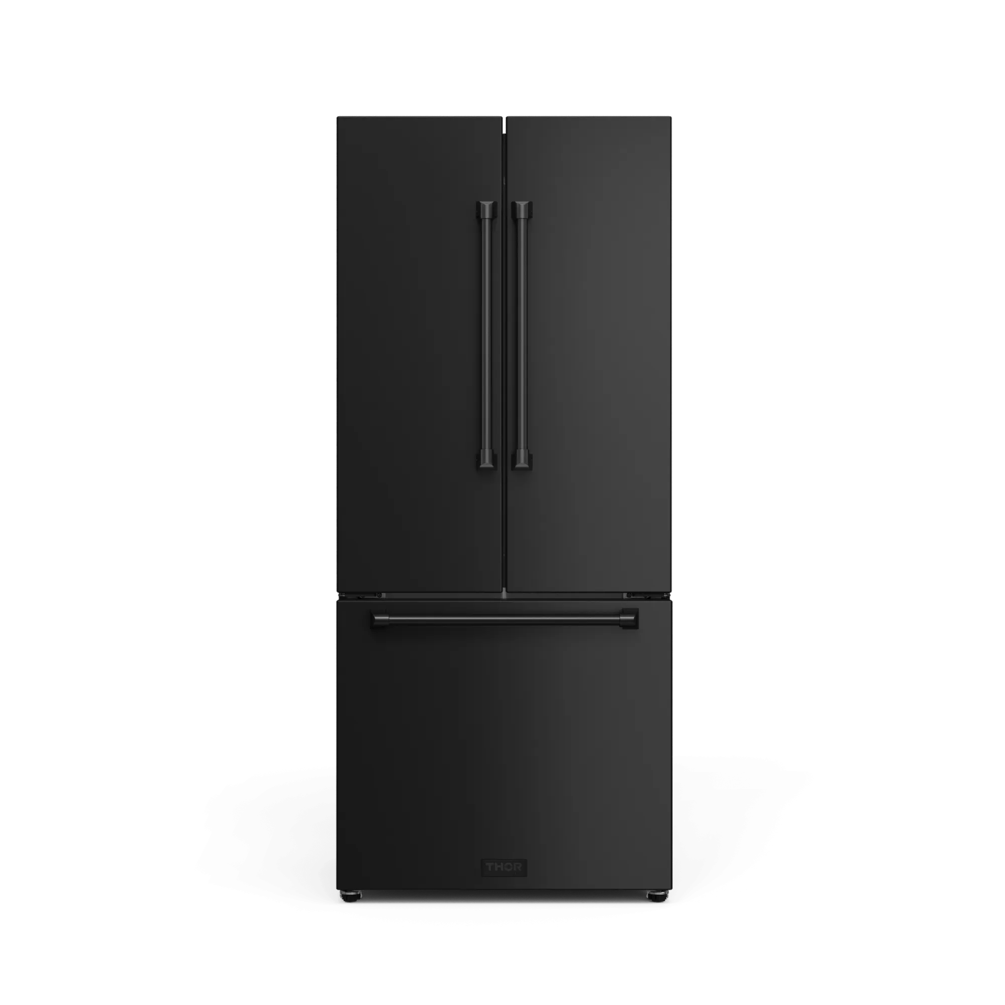 Thor Kitchen RF3017FFD00 30 Inch 17.7 Cu Ft French Door Counter Depth Refrigerator With Ice Maker In Black Gordon Ramsay Series - Rf3017Ffd00
