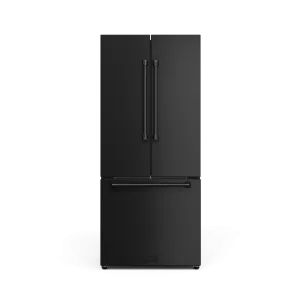 Thor Kitchen RF3017FFD00 30 Inch 17.7 Cu Ft French Door Counter Depth Refrigerator With Ice Maker In Black Gordon Ramsay Series - Rf3017Ffd00