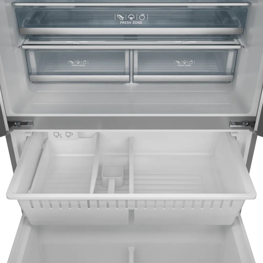 Thor Kitchen RF3017FFD99BLK 30 Inch 17.7 Cu Ft French Door Counter Depth Refrigerator With Ice Maker In Stainless Steel/Black Gordon Ramsay Series - Rf3017Ffd99-Blk