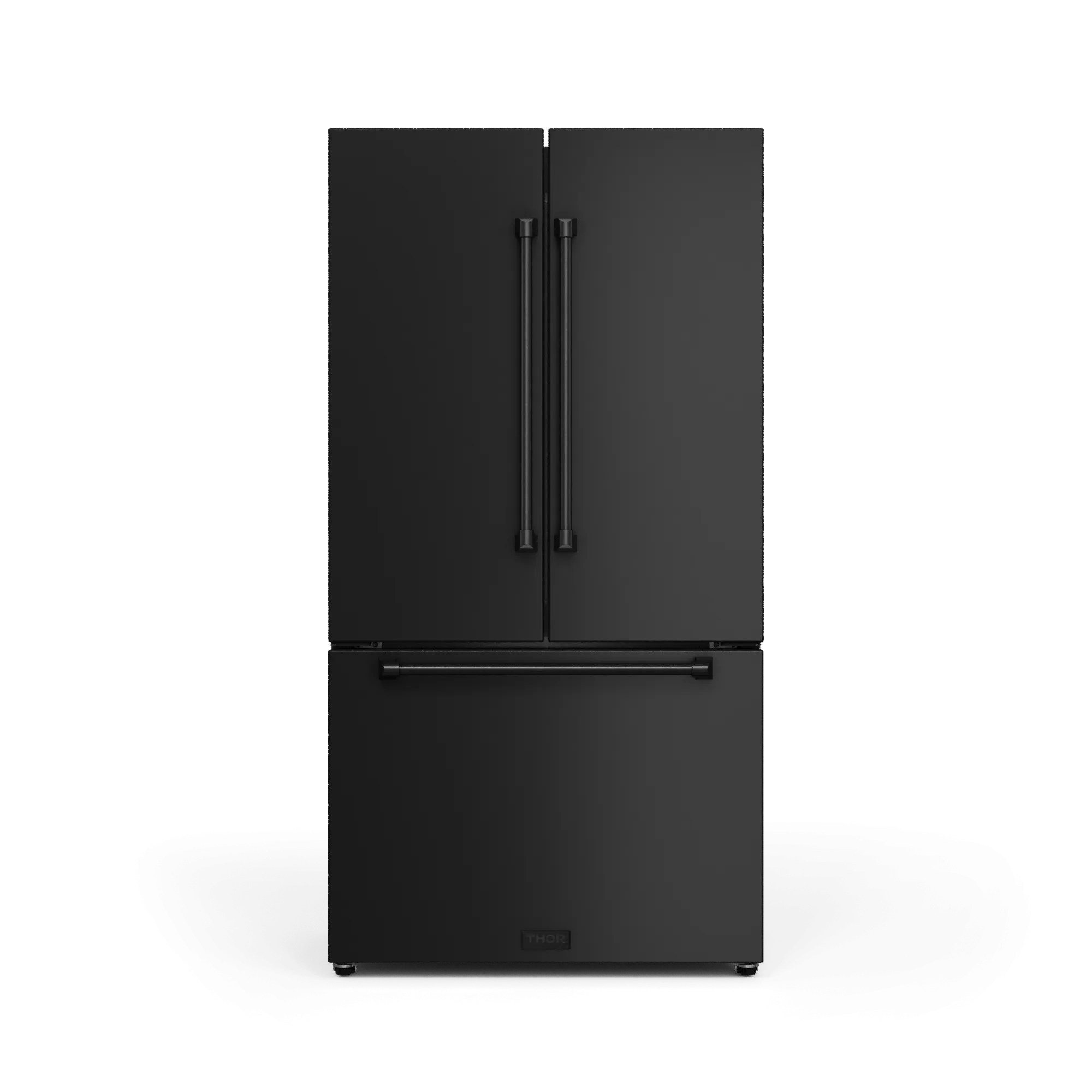 Thor Kitchen RF3621CTD00 36 Inch 20.3 Cu Ft French Door Counter Depth Refrigerator With Ice Maker In Black Gordon Ramsay Series - Rf3621Ctd00