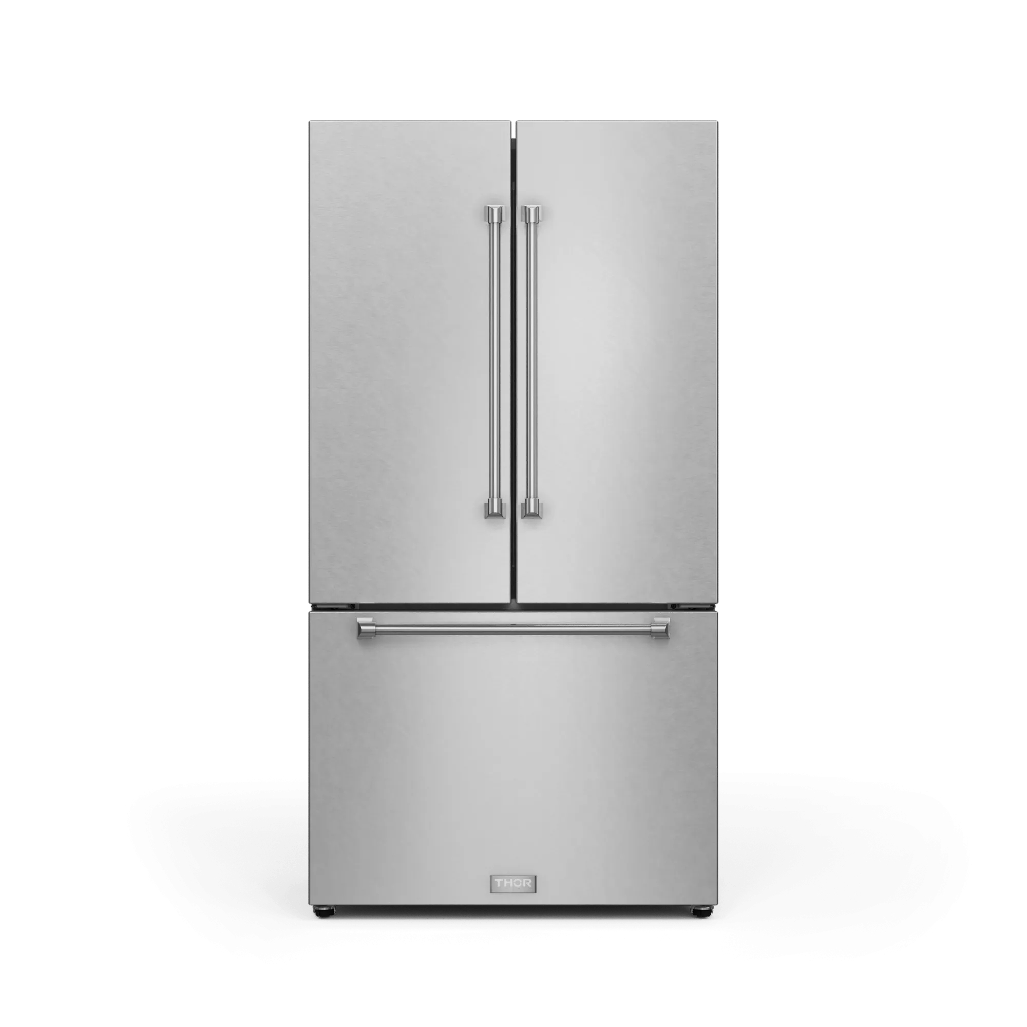 Thor Kitchen RF3621CTD99 36 Inch 20.3 Cu Ft French Door Counter Depth Refrigerator With Ice Maker In Stainless Steel Gordon Ramsay Series - Rf3621Ctd99