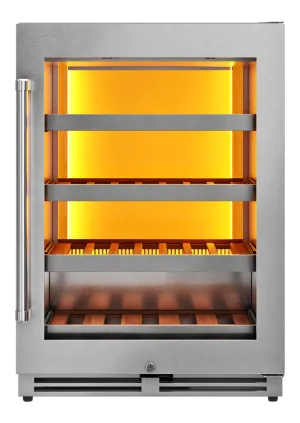 Thor Kitchen TWC24UL Thor Kitchen 24-Inch Single Zone Wine Cooler. 45 Wine Bottle Capacity - Model Twc24Ul