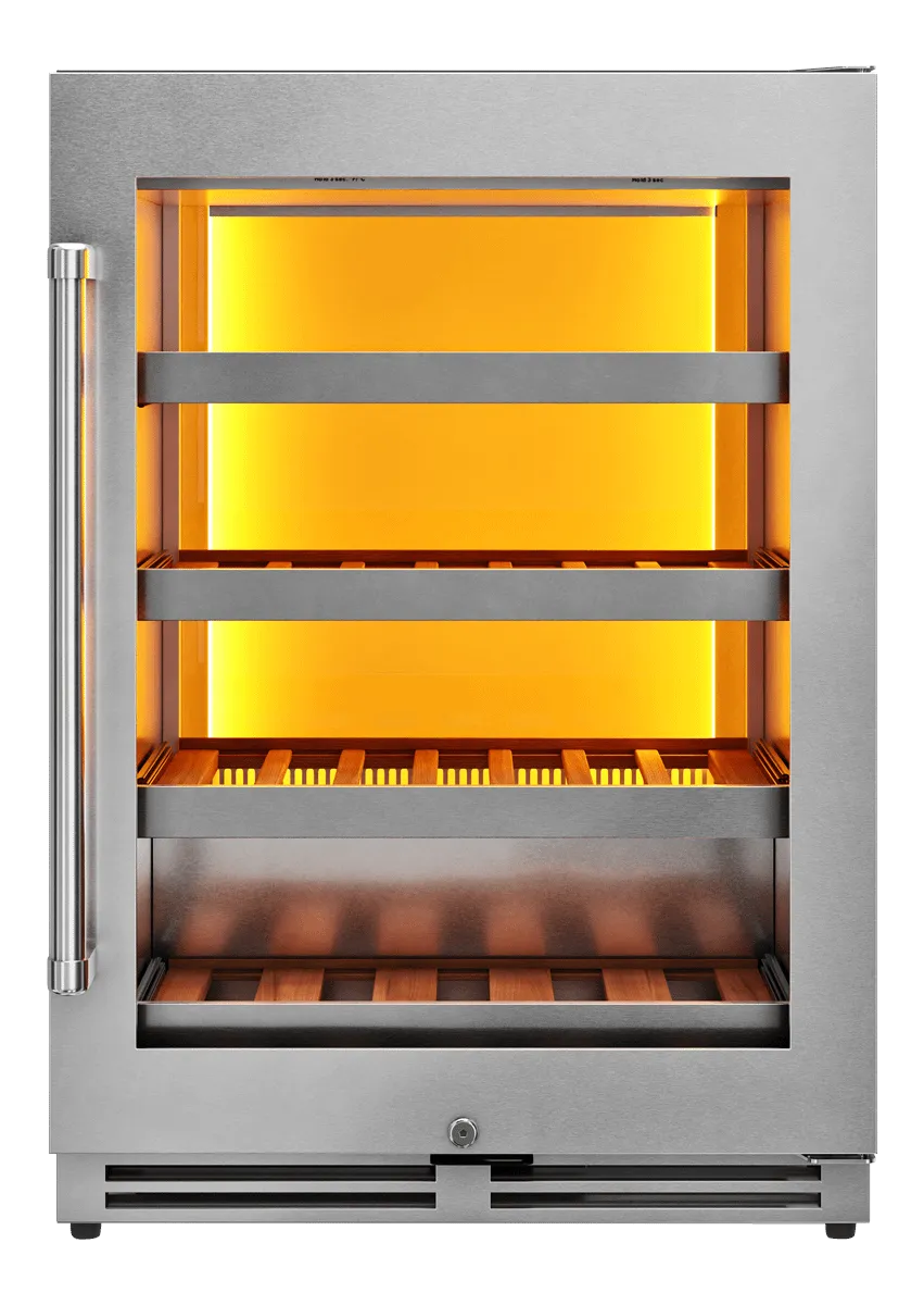 Thor Kitchen TWC24UL Thor Kitchen 24-Inch Single Zone Wine Cooler. 45 Wine Bottle Capacity - Model Twc24Ul