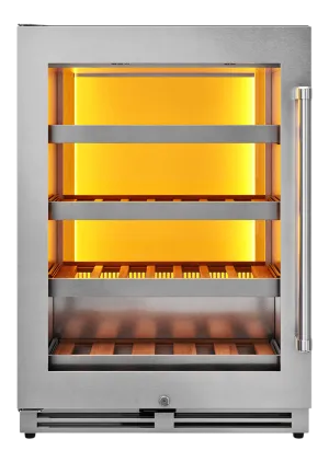 Thor Kitchen TWC24ULLH Thor Kitchen 24-Inch Single Zone Wine Cooler. Left Swing. 45 Wine Bottle Capacity - Model Twc24Ul-Lh