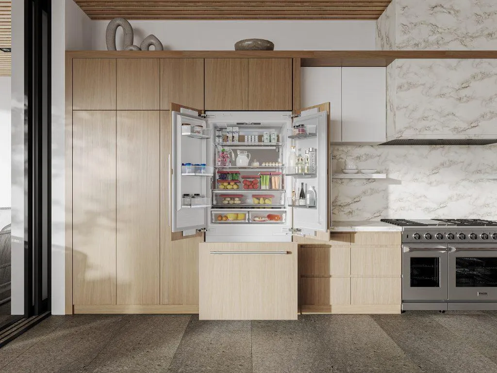 Thor Kitchen XRF3619BFP Thor Kitchen 36-Inch French Door Built-In Refrigerator. Panel Ready - Xrf3619Bfp