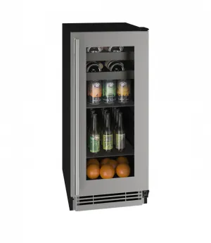 U-Line UHBV115SG01A Hbv115 15 Beverage Center With Stainless Frame Finish (115V/60 Hz Volts /60 Hz Hz)