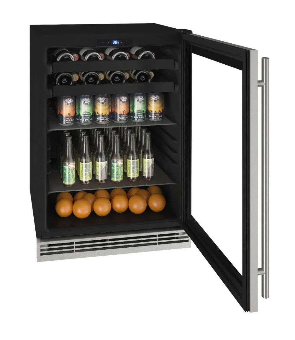 U-Line UHBV124SG01A Hbv124 24 Beverage Center With Stainless Frame Finish (115V/60 Hz Volts /60 Hz Hz)