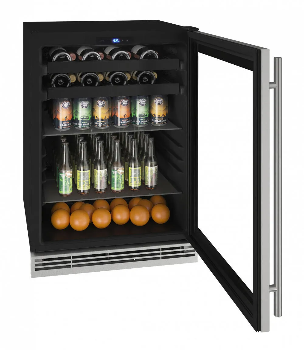 U-Line UHBV124SG01A Hbv124 24 Beverage Center With Stainless Frame Finish (115V/60 Hz Volts /60 Hz Hz)