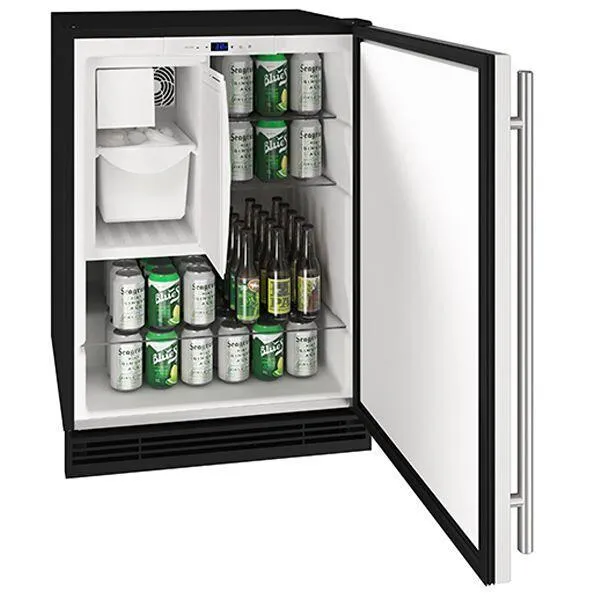 U-Line UHRI124SS01A 24 Refrigerator/Ice Maker With Stainless Solid Finish (115 V/60 Hz Volts /60 Hz Hz)