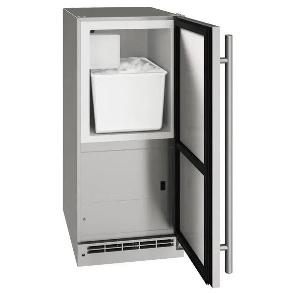 U-Line UOCR115SS01B 15 Crescent Ice Maker With Stainless Solid Finish (115 V/60 Hz Volts /60 Hz Hz)