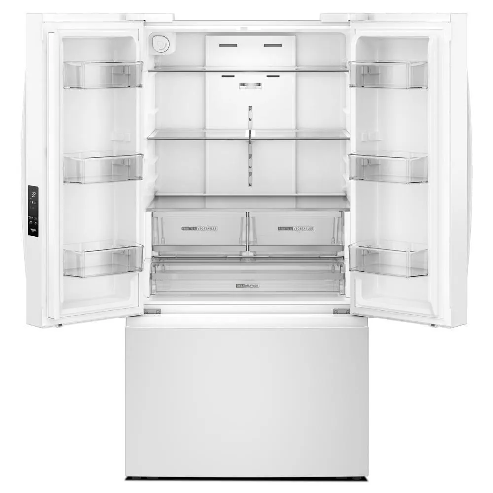 Whirlpool WRFF3136SW 36-Inch French Door Refrigerator With Ice Maker - 31 Cu. Ft.