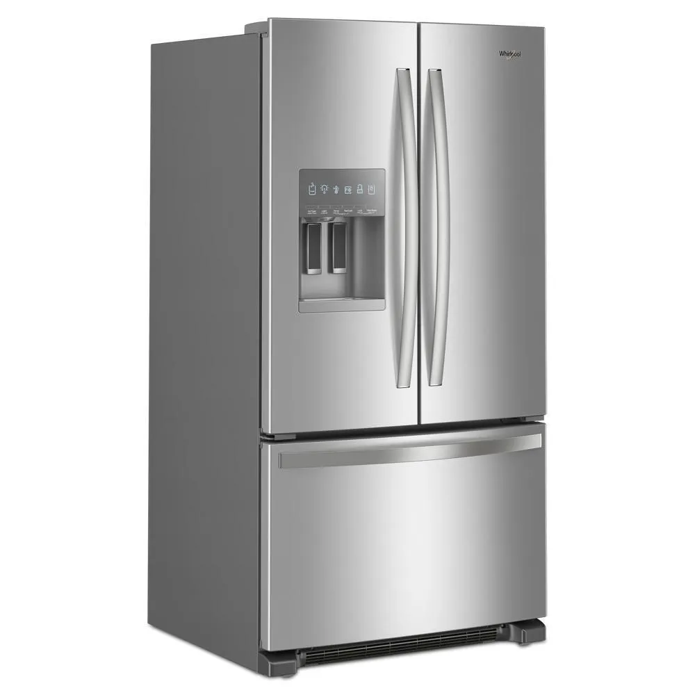 Whirlpool WRFF3436RZ Whirlpool 36-Inch Wide French Door Bottom Mount Refrigerator