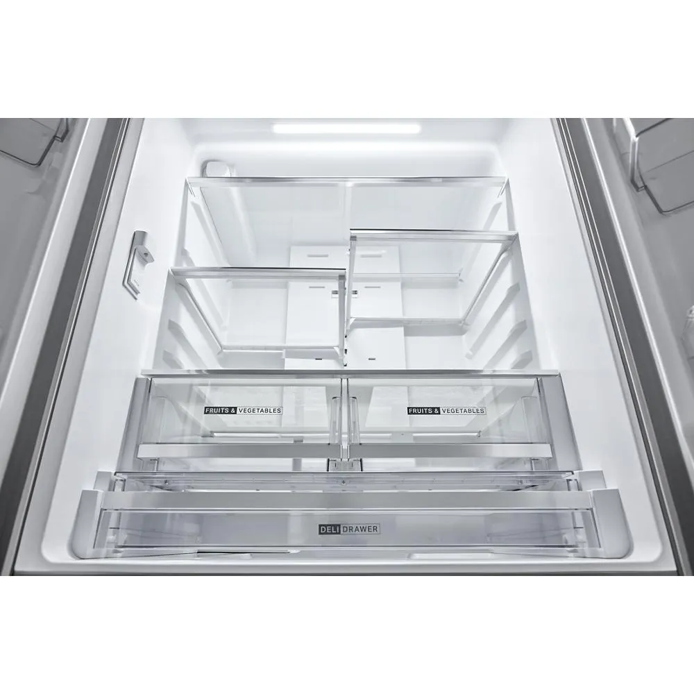 Whirlpool WRFF3536SZ 36-Inch French Door Refrigerator With In-Door Water And Ice Maker - 30 Cu. Ft.